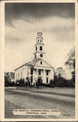 The Original Congregational Church Postcard