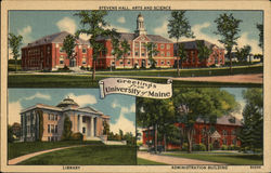 Greetings from University of Maine Orono, ME Postcard Postcard Postcard