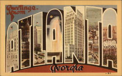 Greetings from Atlanta, Georgia Postcard