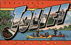 Greetings from Joliet, Illinois Postcard