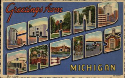 Greetings from Grand Rapids, Michigan Postcard Postcard Postcard