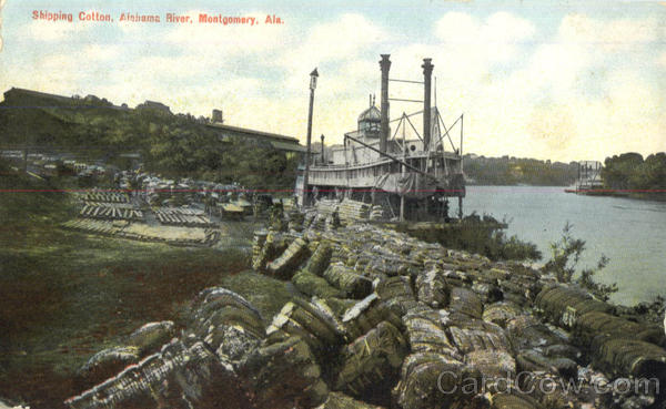 Shipping Cotton Montgomery Alabama