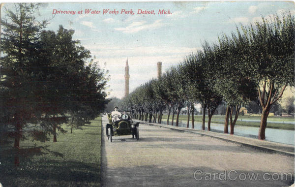 Driveway At Water Works Park Detroit Michigan