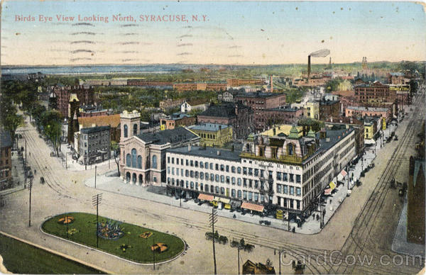 Birds Eye View Looking North Syracuse New York
