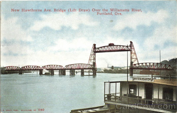 New Hawthorne Ave. Bridge Portland Oregon