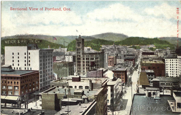 Sectional View Of Portland Oregon