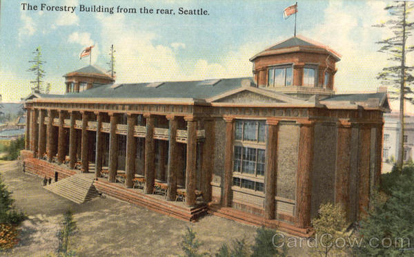 The Forestry Building From The Rear Seattle Washington