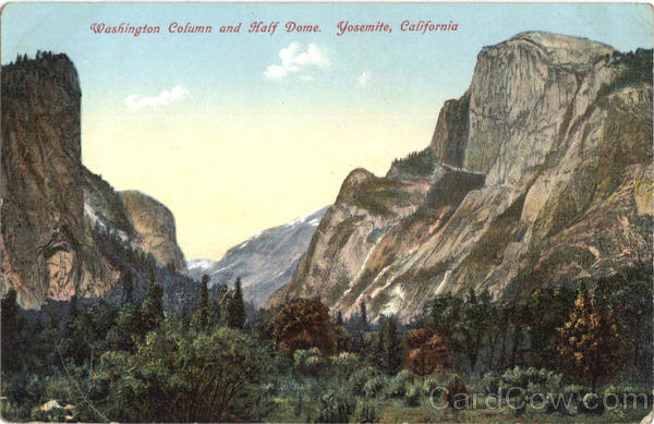Washington Column And Half Dome Yosemite California