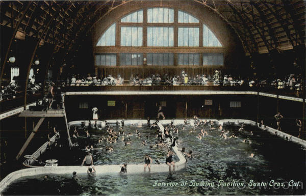 Interior Of Bathing Pavilion Santa Cruz California