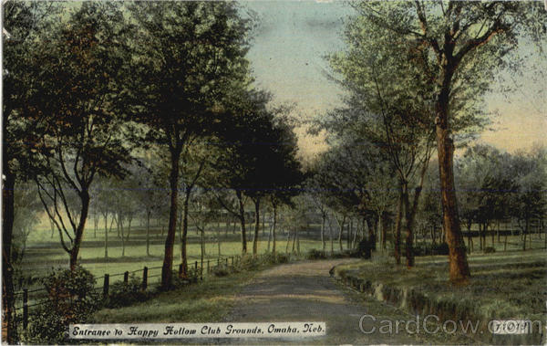 Entrance To Happy Hollow Club Grounds Omaha Nebraska