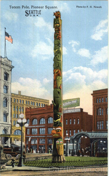 Totem Pole Pioneer Square Seattle Washington
