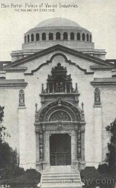 Main Portal Pan Pac. Int. Expo 1915 1915 Panama-Pacific Exposition