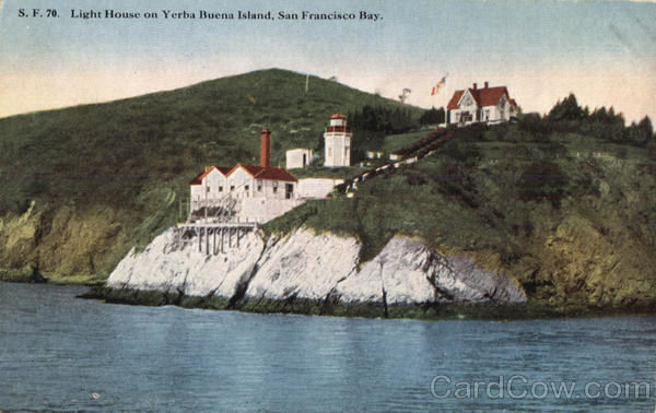 Light House On Yerba Buena Island San Francisco California