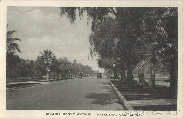 Orange Grove Avenue Pasadena California