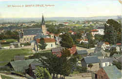Panorama Of Santa Cruz Postcard