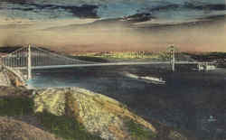 The Golden Gate Bridge Postcard