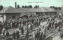 Welcome At Dowagiac Michigan Postcard Postcard