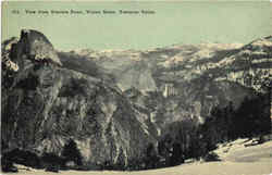 View From Glaciers Point Postcard