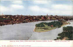 View of St. Paul Minnesota Postcard Postcard
