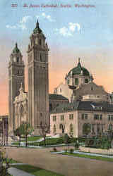 St. James Cathedral Seattle, WA Postcard Postcard