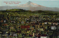 Glimpse Of Portland Oregon Postcard Postcard