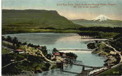 Gold Ray Dam, Rogue River Mt. Pitt Postcard