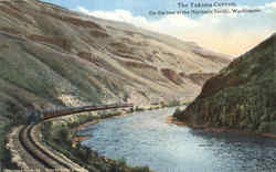 The Yakima Canyon Scenic, WA Postcard Postcard