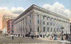 Post Office And Federal Building Seattle, WA Postcard Postcard