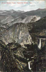 From Glacier Point Yosemite Valley, CA Yosemite National Park Postcard Postcard