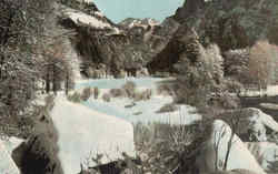 Winter Scene Postcard