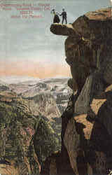 Overhanging Rock, Glacier Point Yosemite Valley, CA Yosemite National Park Postcard Postcard