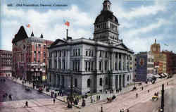 Old Post office Denver, CO Postcard Postcard