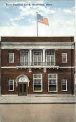 First National Bank Postcard