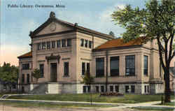Public Library Postcard