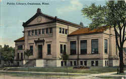 Public Library Postcard