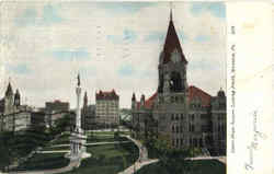 Court House Square Postcard