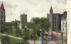 Court House Square Postcard