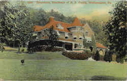 Greystone Residence Of A. P. Perley Postcard