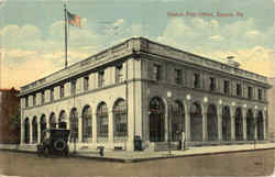Easton Post Office Postcard
