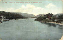 View Looking North On The Delaware River Postcard