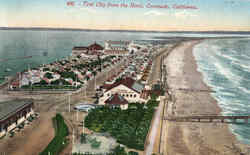 Tent City From The Hotel Coronado, CA Postcard Postcard