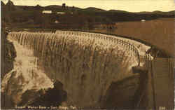 Sweet Water Dam San Diego, CA Postcard Postcard