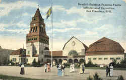 Swedish Building Postcard