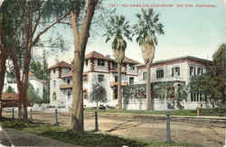 Old Palms And Club House Postcard