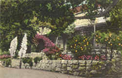 Sandstone Hotel Postcard