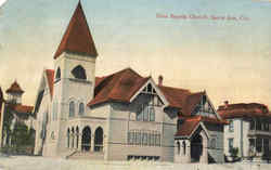 First Baptist Church Santa Ana, CA Postcard Postcard