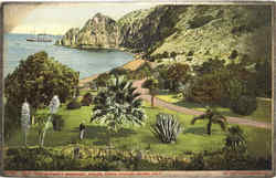 View From Banning's Residence Santa Catalina Island, CA Postcard Postcard