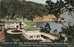 Home Of Mr. Wm.Wrigley. Jr. Santa Catalina Island, CA Postcard Postcard