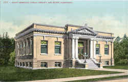Kraft Memorial Public Library Red Bluff, CA Postcard Postcard