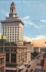 Fourteenth Street Oakland, CA Postcard Postcard